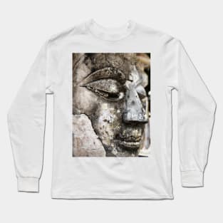 Thai Buddha head Long Sleeve T-Shirt